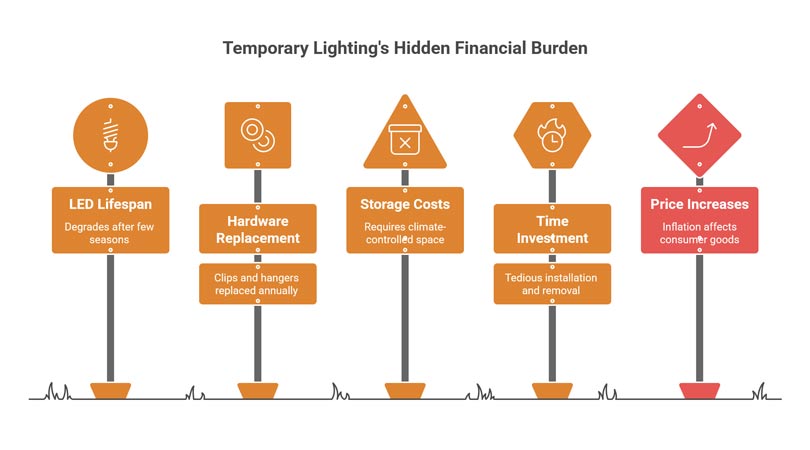 Temporary Lighting's Hidden Financial Burden