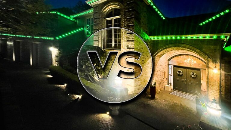Permanent vs Temporary Christmas Lights