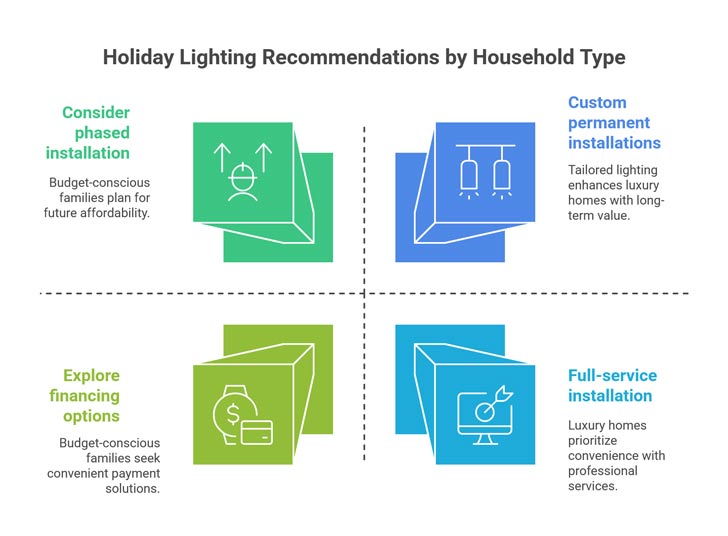 Holiday Lighting Recommendations by Household Type