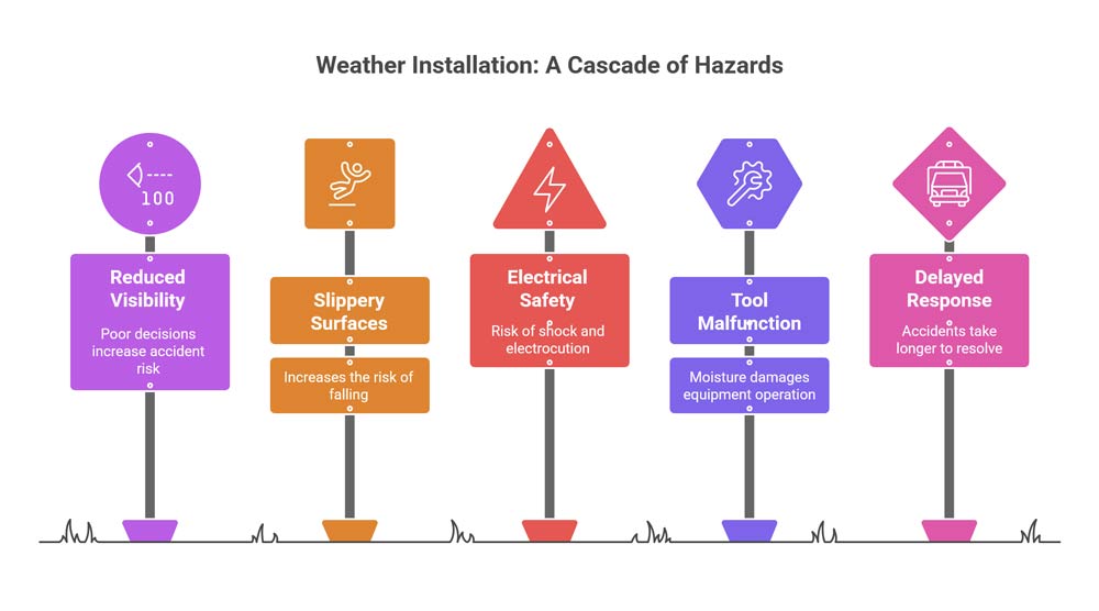 Weather-lighting safety