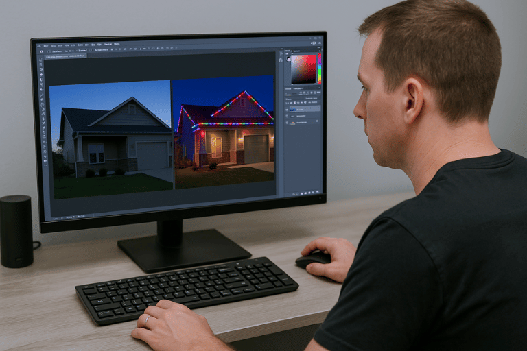 Permanent Christmas Lights for Colorado Design Team